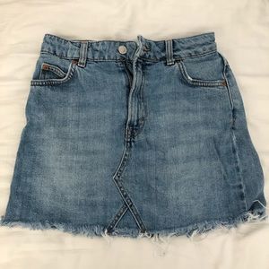 Topshop Denim Skirt
